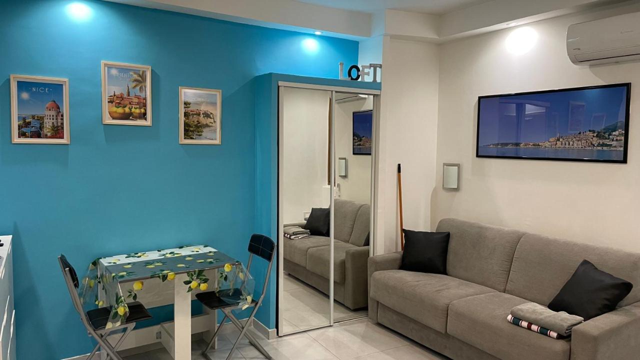 Studio Rue Pietonne Proche Plage ม็องตง ภายนอก รูปภาพ